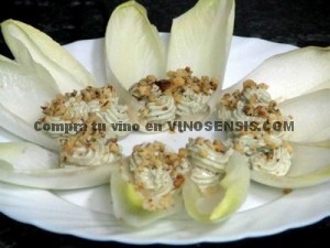 Receta endivias con roquefort y nueces